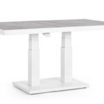 Tavolo Truman 140x85x49/72 Bianco Jx11