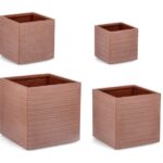 Set4 P.vaso Tressage Qu Terracotta