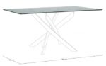 Piano Rett Tavolo George Fume' 160x90 – Image 2
