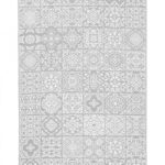 Tappeto Shiraz Bianco-grigio 150x210