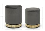 Set2 Pouf Contenitore Milena Grigio Sc - Imagen 2