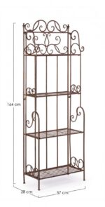 Scaffale 4p Melanie Marrone – Image 2