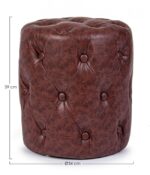 Pouf Batilda Coffee – Bild 2