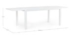 Tavolo All.hilde 160-240x90 Bianco Ld30 - immagine 3