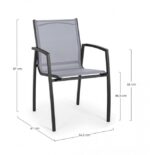 Sedia C-br Hilla Antracite Lh32 - immagine 2