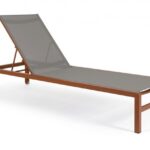 Lettino Imp. C-ruote Konnor Terracotta