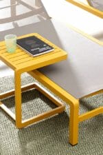 Lettino Imp. C-ruote Konnor Senape – Image 5