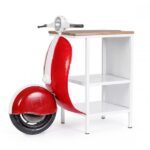 Red Vespa Bar Console
