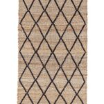 Tappeto Shaila Naturale-nero 70x140