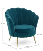 Poltrona Giliola Blue - immagine 2