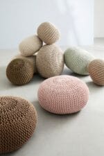Pouf Intreccio Tortora D50 - immagine 5