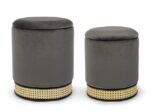 Set2 Pouf Contenitore Milena Grigio Sc