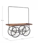 Tavolo Espositore C-ruote 160x70x189h – Bild 2