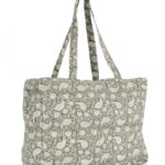 Borsa Mare Heloise Bianco-verde 50x37