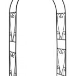 Arco Per Piante Alisha Nero 110x210h