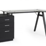 Scrivania Charlie Angolo C-cassett Nero