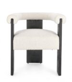 Sedia C-br Agape Nero/naturale - Imagen 3