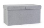 Pouf Cont.pieg. Joris Ret Boucle Grigio
