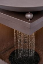 Fontana Yuki Rett Marrone 40,5x78h C-led - Imagen 5