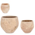 Set3 P.vaso Minh Bomb Terracotta Brunita