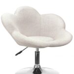 Poltroncina Fleur Cromo-beige