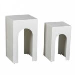 Set2 Tavolino Creamy Rett Bianco