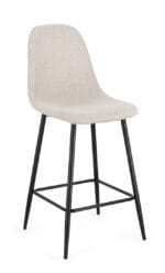 Sgabello Cucina New Irelia Nero/beige