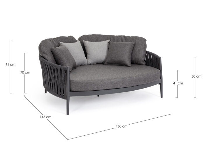 Daybed C-c Jacinta Antracite Wg21 - Image 5