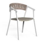 Poltrona Pranzo Key White-dove