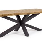 Tavolo Palmdale Rettangolare 200x100 Carbon Rt02