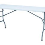 Tavolo Catering Rettangolare Pieghevole 180x75 Cm