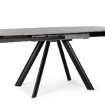 Tavolo All. Raili 119.5/180x85 Nero/grigio