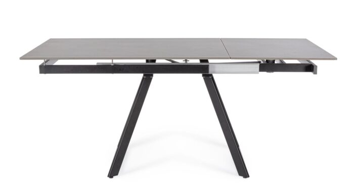 Tavolo All. Reeta 120/180x90 Nero/grigio – Image 4