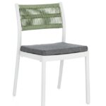 Sedia C-c Alvin Bianco/verde