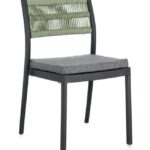 Sedia C-c Alvin Antracite/verde