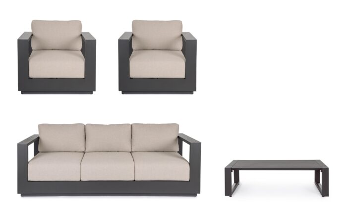 Set4 Salotto C-c Moses Antracite Yk13 – Bild 7