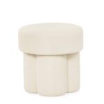 Tabouret Glenda blanc