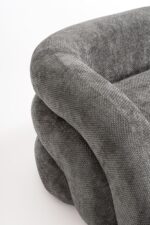 Divano 3p Clemence Grigio Scuro - immagine 2