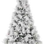 Albero Di Natale Avezzano Innevato H210-1148rami