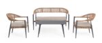 Set4 Salotto C-c Jandia Antracite/naturale - Imagen 7