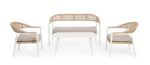 Set4 Salotto C-c Jandia Bianco/beige - Imagen 7