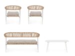 Set4 Salotto C-c Jandia Bianco/beige - Imagen 9
