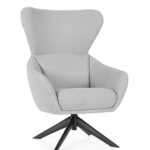 Poltrona Girevole Hailey Grigio
