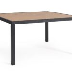 Tavolo Hilija 136x136 Antracite Lh32