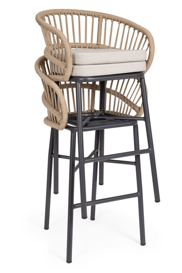 Sgabello Bar C-c Odivelas Beige - immagine 2