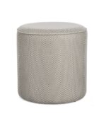 Olesya Light Grey Ottoman