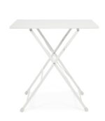 Tavolo Pieghevole Yasmin Rettangolare 50x70 Bianco - immagine 7