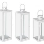 Set3 Lanterna Azenor Bianco