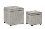 Set2 Pouf Cont. Dylan Grigio
