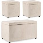 Set3 Panchina-2pouf Cont. Dylan Bianco